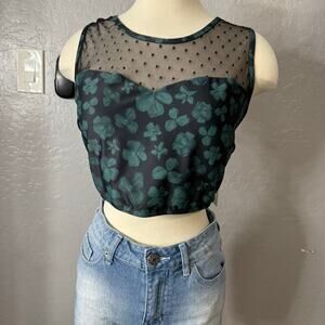 Albion Swimwear Women’s Maria Crop Top, Sea Petal, XXXL